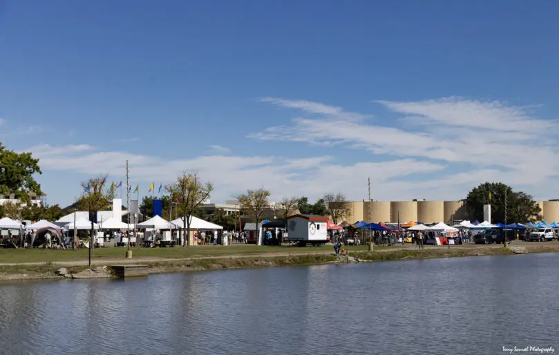 festival in the distance