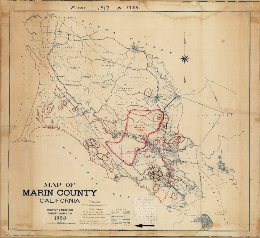 Wildfire History: 1917-1941 Marin Wildfire Maps
