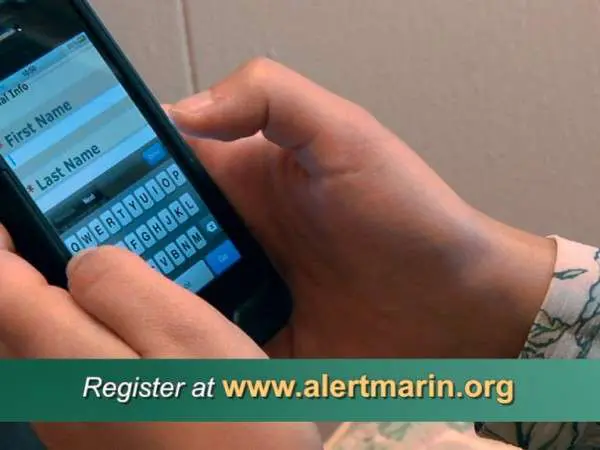 Have You Registered Your Cell Phone for “AlertMarin?”