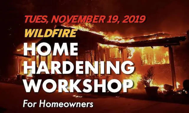 Home Hardening Workshop for Homeowners