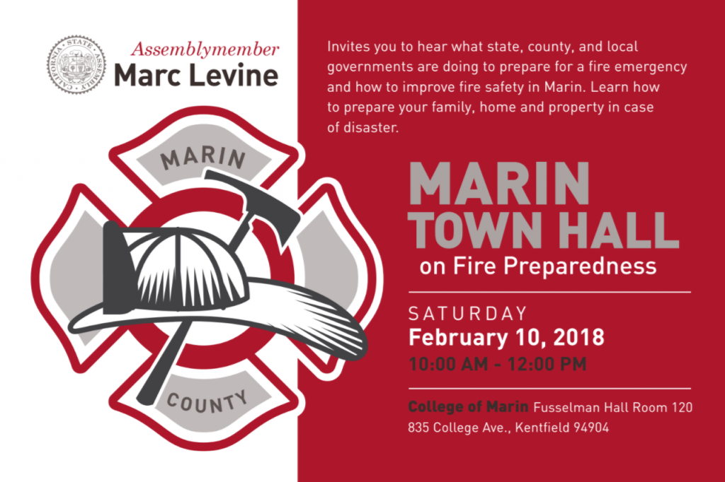 Marin Town Hall on Wildfire Preparedness: Saturday, February 10
