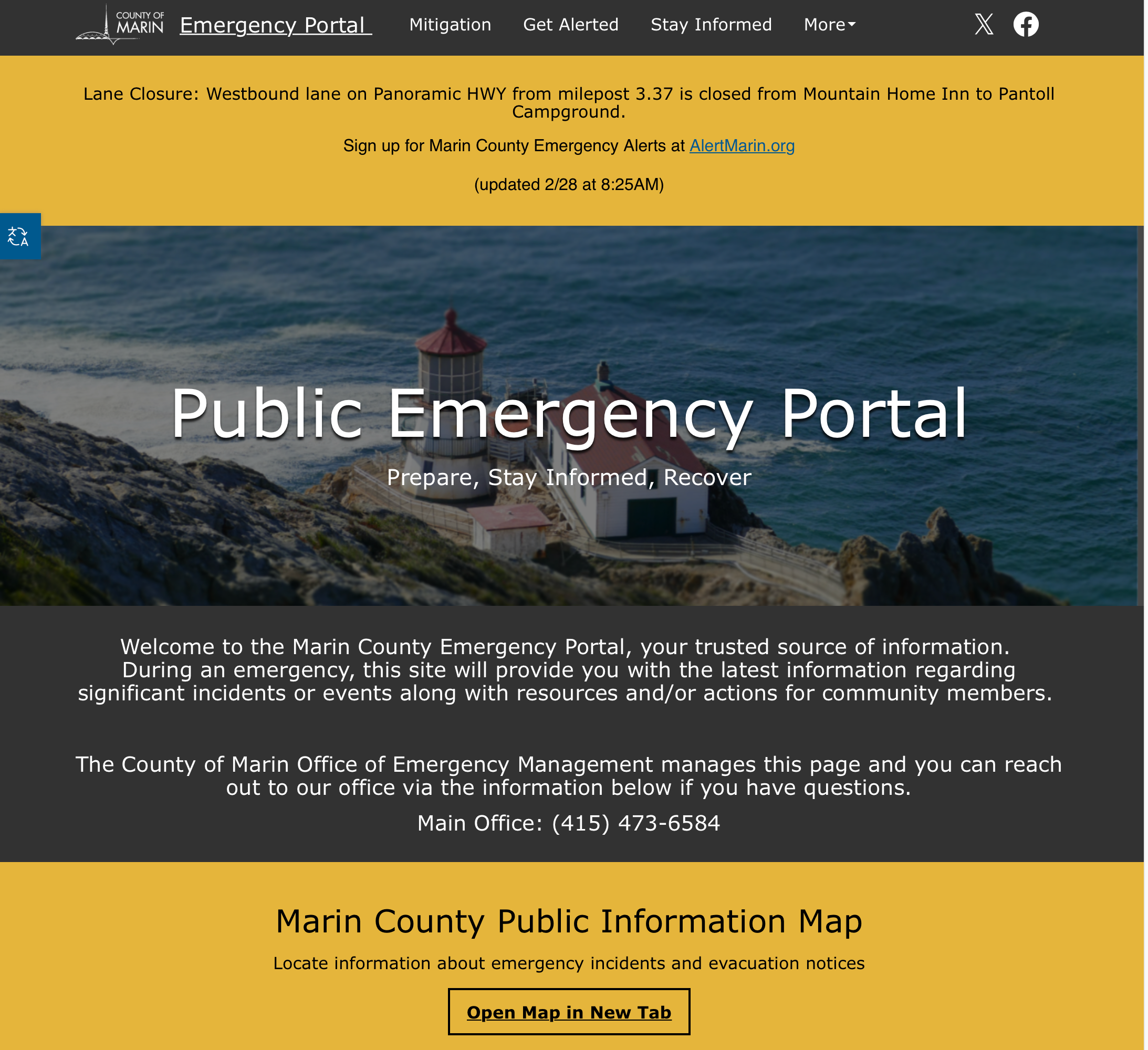 emergency portal
